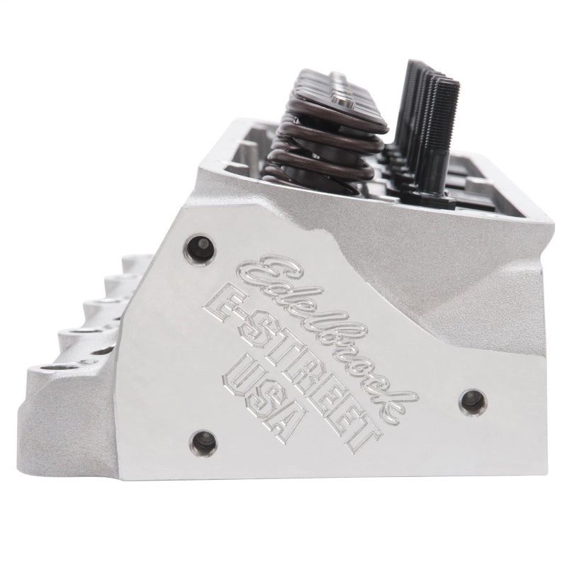 Edelbrock 5023 Cylinder Heads E-Street Sb-Ford with 1.90 in Intake Valves Complete Packaged In Pairs