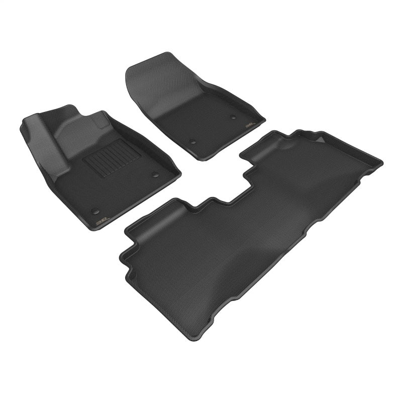 3D MAXpider Kagu Front & Rear Floor Mats for 2011-2019 Infiniti M37/Q70