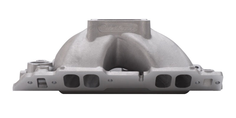 Edelbrock 2896 Manifold BBC Short Deck Super Victor 565 Conventional Rectangular Port Heads