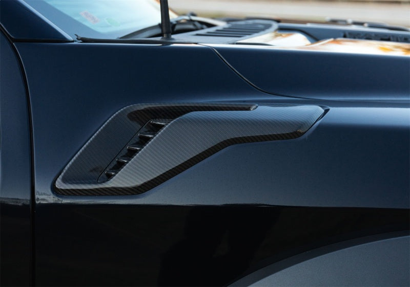 Ford Racing for 2021-2024 F-150 Raptor Carbon Fiber Fender Vent Set - Gloss