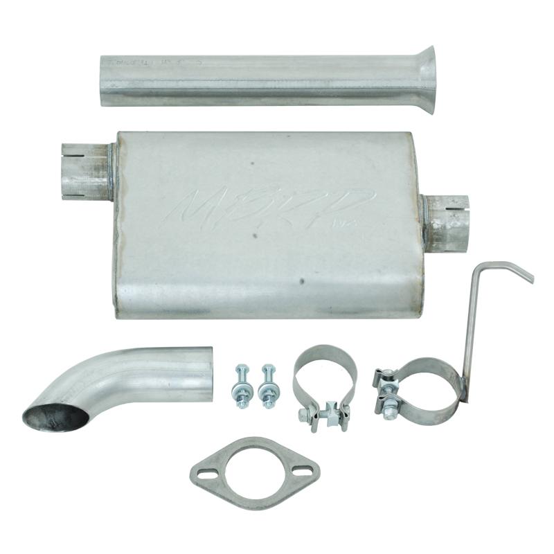 MBRP Wrangler Inline-4 Inline-6 Cat Back Single Off-Road Alum Ex