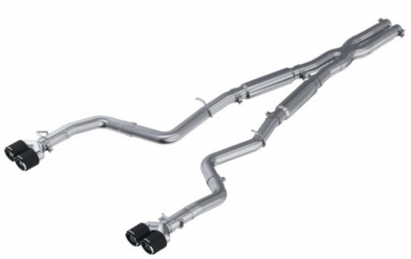 MBRP 15-16 Dodge Challenger RT 5.7L T304 3in Cat-back CF - Street