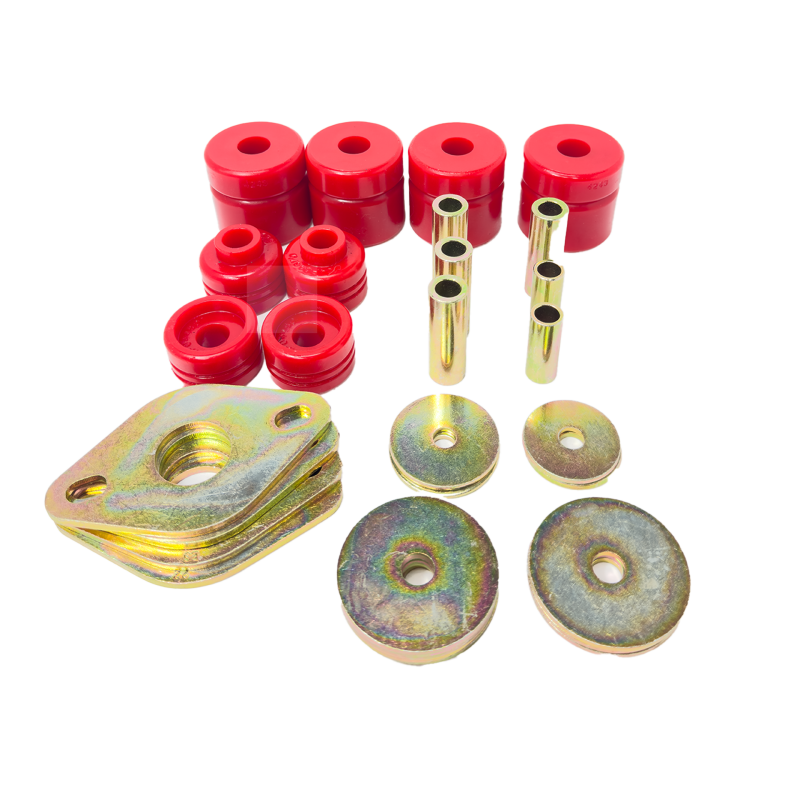 Energy Suspension for 00-06 Toyota Tundra Leaf Spring Bushing Set - Red 8.4119R