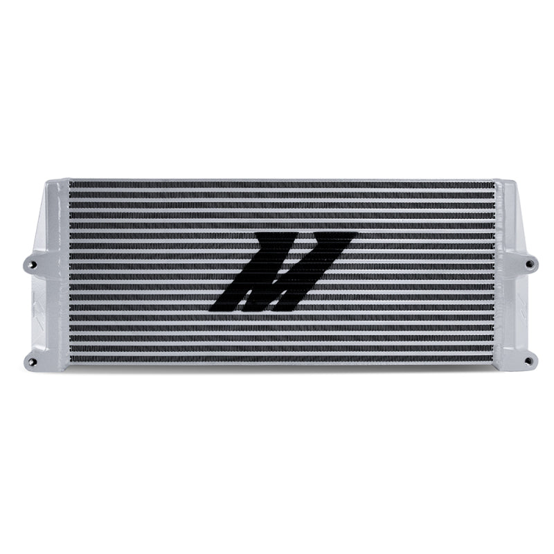 Mishimoto Heavy-Duty Oil Cooler - 17in. Same-Side Outlets - Silver - #MMOC-SSO-17SL