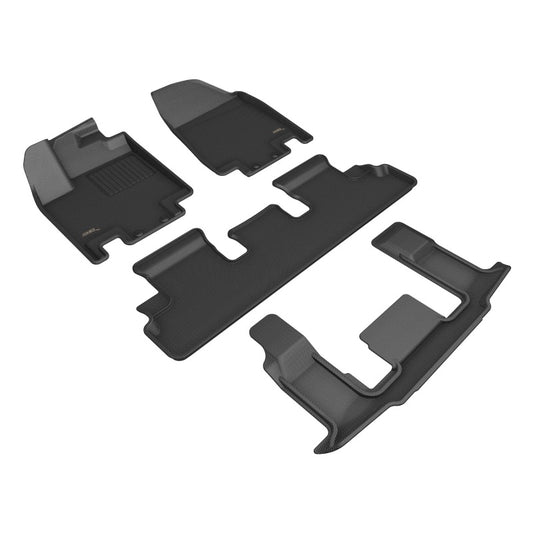 3D MAXpider Kagu 3rd Row Floor Mats for 2024-2025 Lexus GX550 (7-Seat)