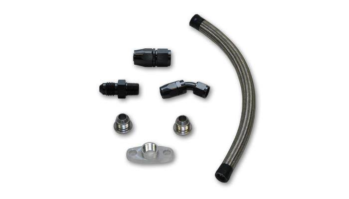 Vibrant Universal Oil Drain Kit incl 12in Teflon lined S.S. hose 10281