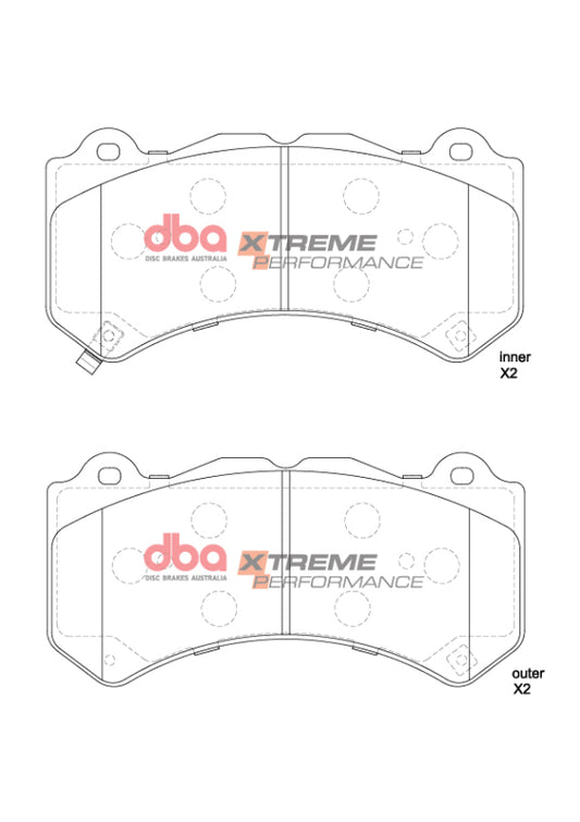 DBA 18-22 Jeep Grand Cherokee Trackhawk XP Performance Front Brake Pads