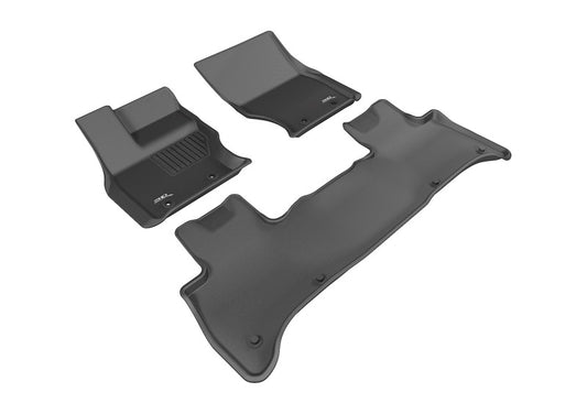 3D MAXpider Kagu Front & Rear Floor Mats for 2009-2012 Land Rover LR4