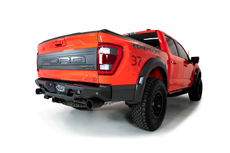 Addictive Desert Designs for 2022+ Ford Raptor Stealth Fighter R Bumper w/2 Cube Lights Hammer Black