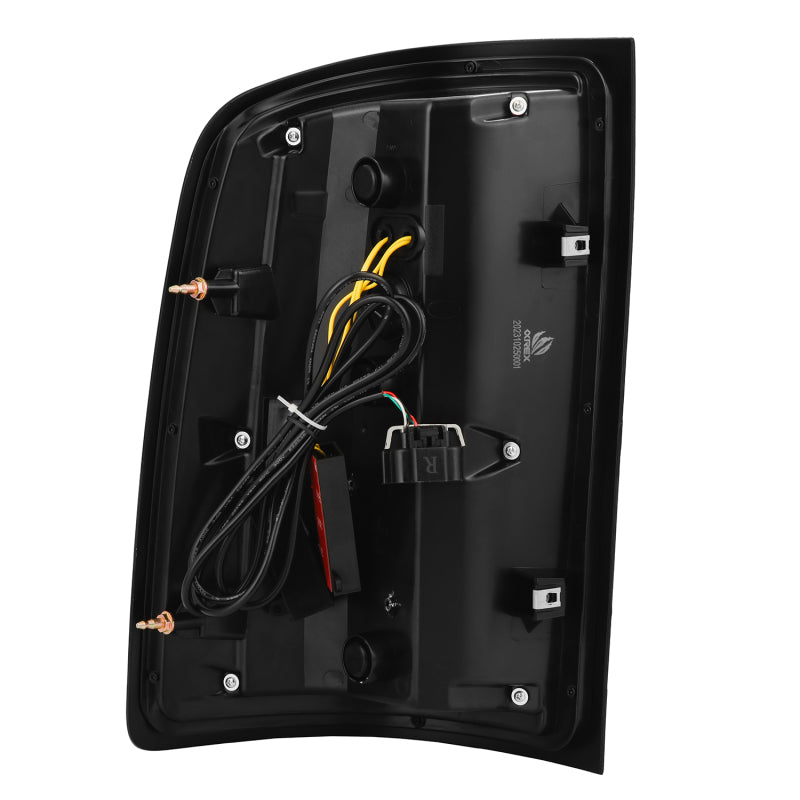 AlphaRex 630060 07-13 GMC Sierra 1500/07-14 2500/3500 HD (No Classic/Dually) Luxx-Series LED Tail Lights Black