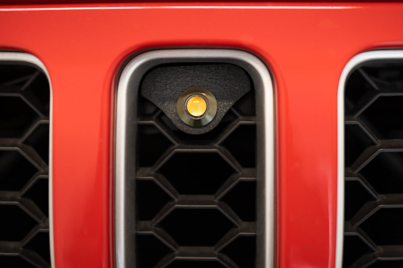 DV8 Offroad 2018+ Jeep JL Grill Amber Marker Lights - #GRJL-02