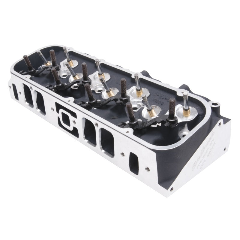 Edelbrock 61559 Single Marine BBC Rectangular Port Head with Valves