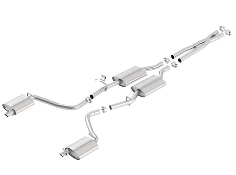 Borla 140685 15-16 Dodge Charger 3.6L V6 S-Type Cat Back Exhaust (Uses Factory Valence) - #140685