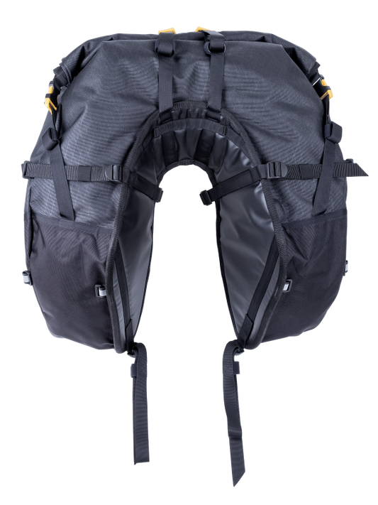 Giant Loop CSB25-B Coyote Saddlebag 39L Black Motorcycle