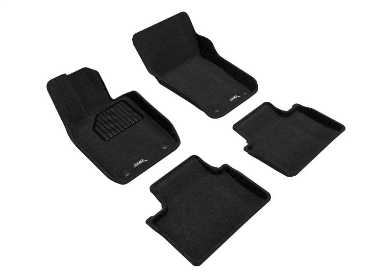 3D MAXpider Elegant Front & Rear Floor Mats for 2017-2023 Porsche Panamera/Panamera E