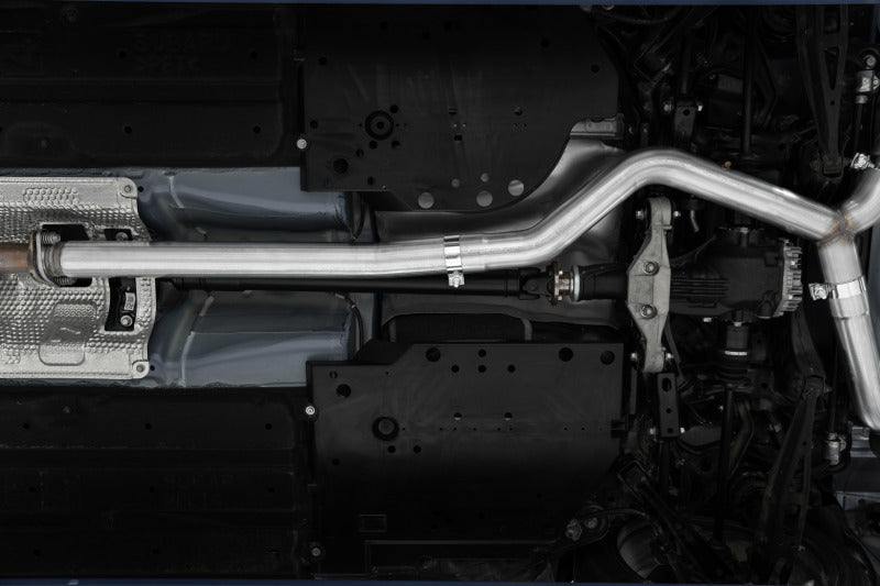 MBRP WRX 3in Cat-Back Quad Carbon Fiber Tips Street Profile Exhaust