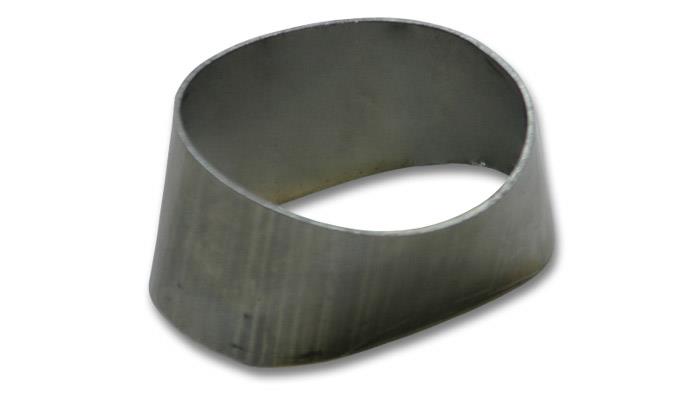 Vibrant 90mmx55mm Oval to 76mm Round Transition Adapter T304 SS