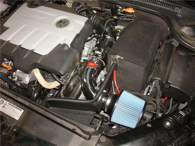 Injen 10-14 VW Golf 2.0L Turbo Diesel Polished Tuned Air Intake w/ MR Tech&Super Filter - #SP3009P