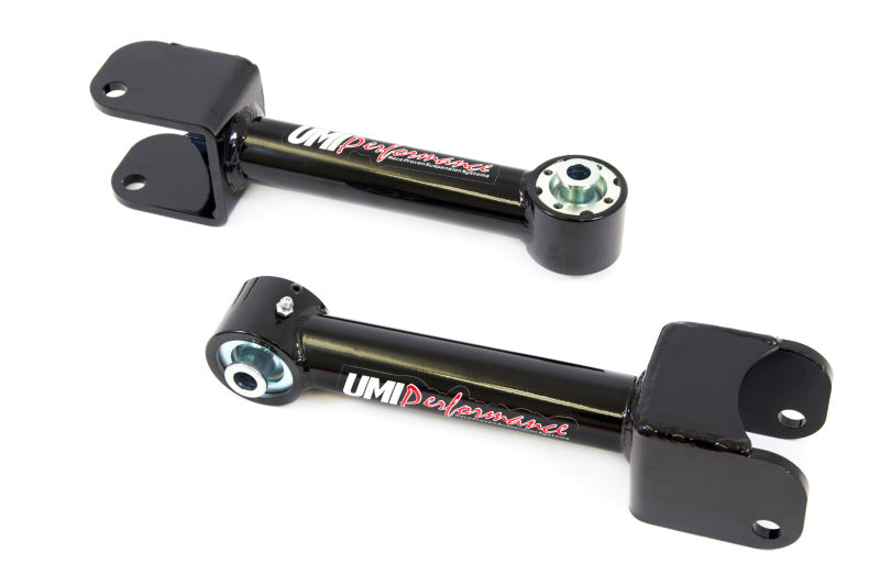 UMI Performance 4036-B Non Adjustable Upper Control Arms with Roto-Joint Black