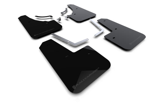Rally Armor UR Mud Flaps - 2023-2025 Mazda CX-50 - Black/Grey Logo - #MF107-UR-BLK-GRY