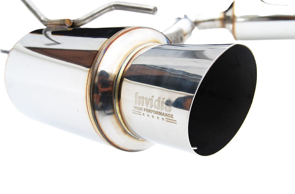 Invidia HS08STIGTP 08-14 Subaru STI 11-14 WRX Hatchback Dual N1 S.S.Tips Cat-Back Exhaust