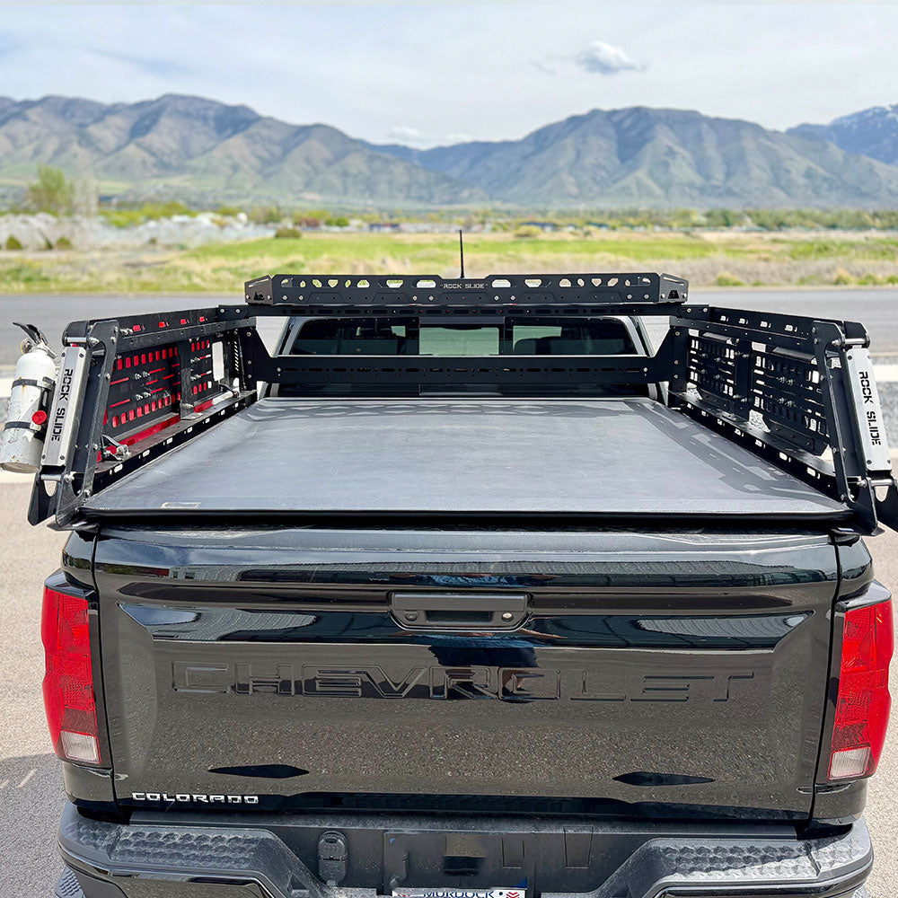 Rock Slide Engineering for 23-26 Chevrolet Colorado/GMC Canyon Overland Deluxe Rack (3 Boxes)