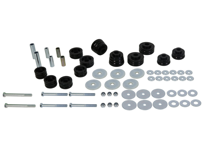 Whiteline W93445 Body Mount Bushing Set for 1998-2011 Ford Ranger, 1998-2009 Mazda B4000, 1998-2007 Mazda B3000 and More