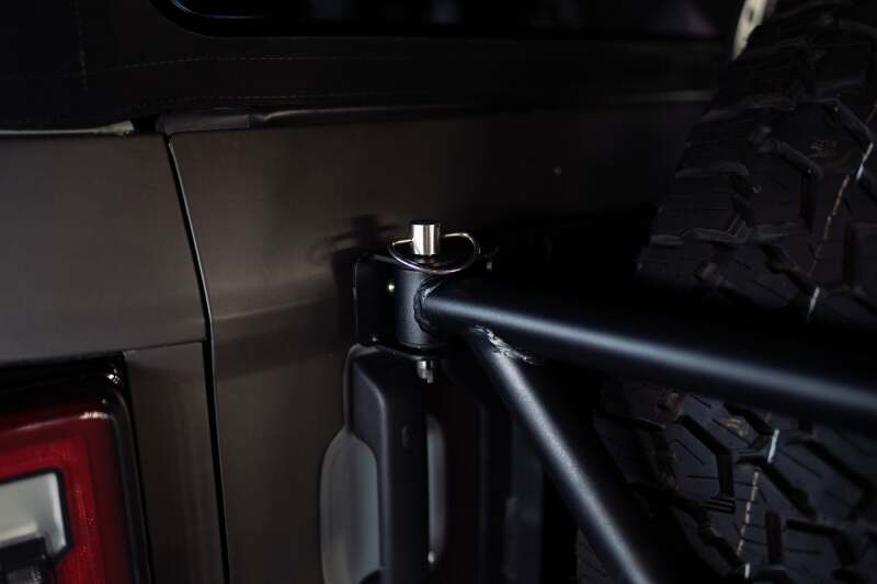 DV8 Offroad 21-23 Ford Bronco Spare Tire Guard & Accessory Mount - #TCBR-01
