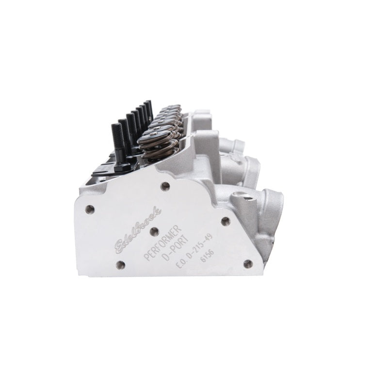 Edelbrock 61575 Cylinder Head Pontiac Performer D-Port 87cc Chambers for Hydraulic Roller Cam