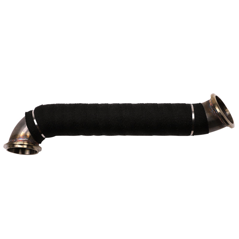 Wehrli Custom Fabrication WCF100703 3in Stainless Down Pipe for 2004.5-2010 Chevrolet Silverado / GMC Sierra 2500 HD / 3500 HD 6.6L LLY/LBZ/LMM Duramax