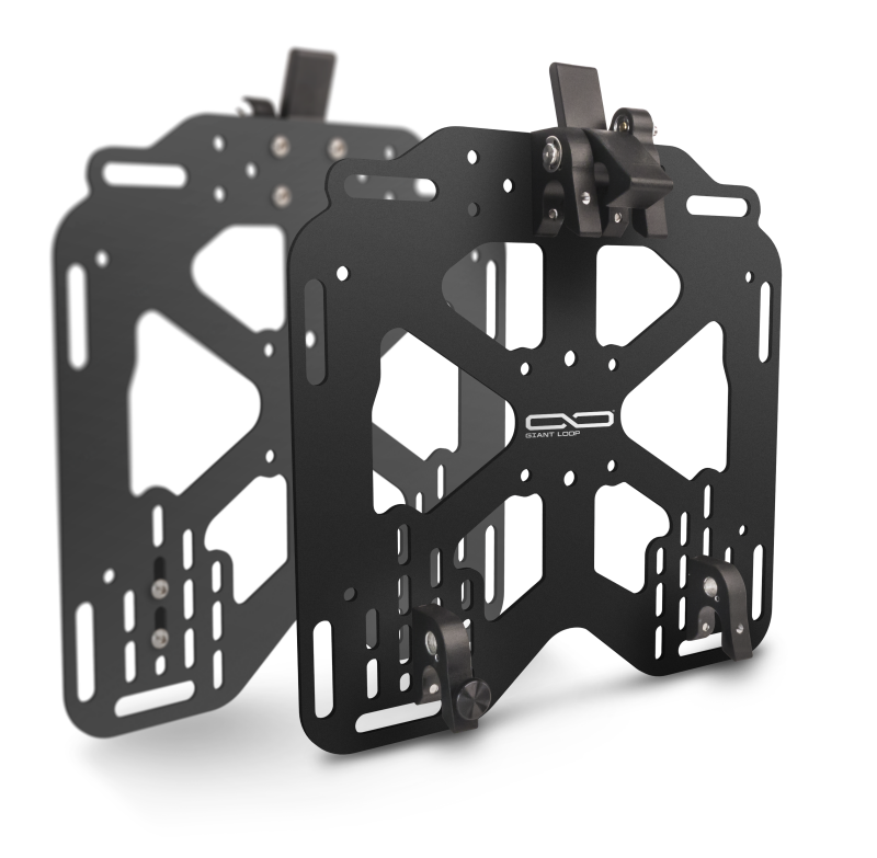 Giant Loop PNMT25 Pannier Mounts 18mm Round Tubing Hangers Black Motorcycle