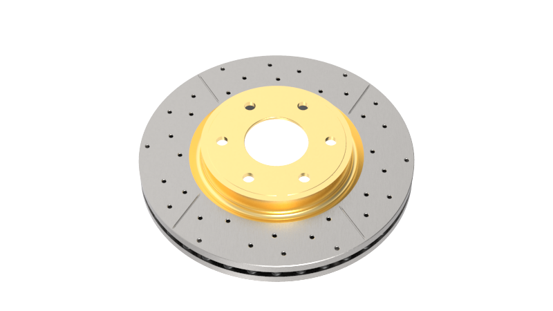 DBA 94-04 Mustang Cobra/Bullitt/Mach1 Rear Drilled & Slotted Street Series Rotor