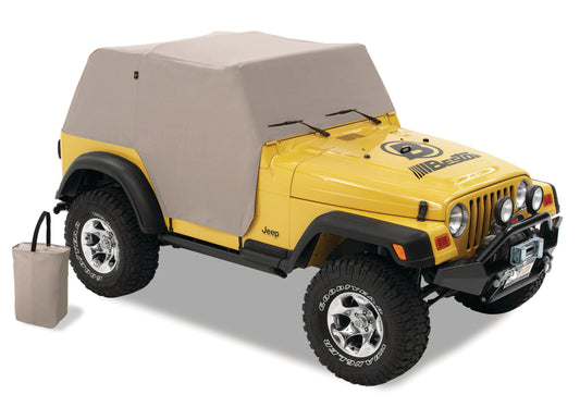 Bestop 97-06 Jeep Wrangler TJ Exc. Unlimited All Weather Trail Cover (Charcoal / Gray)