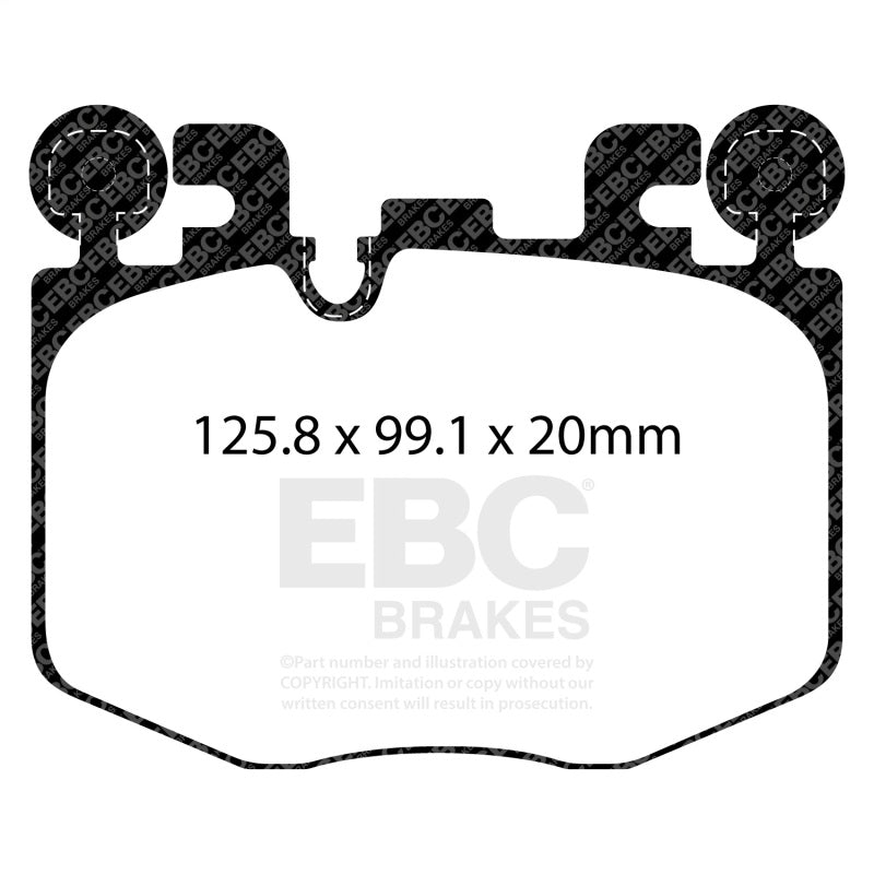 EBC 2022 and Newer BMW 230 Coupe 2.0T Bluestuff Front Brake Pads DP52522NDX