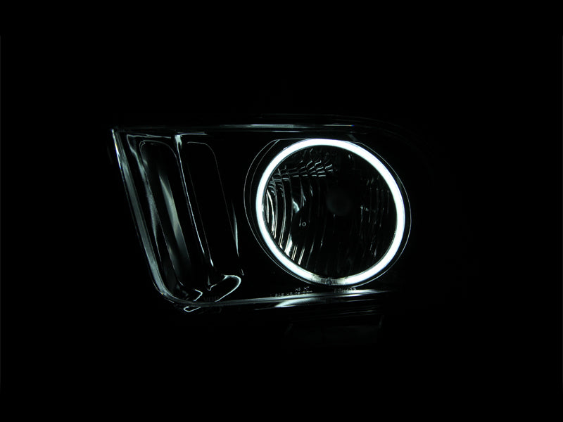 ANZO 2005-2009 Ford Mustang Crystal Headlights