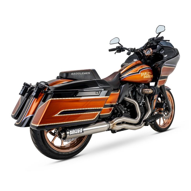 Vance & Hines 27345 Supersport 2-1 Exhaust Brushed for 2017-2026 Harley-Davidson Touring