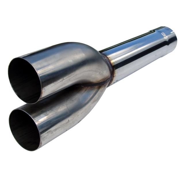 MBRP Univ Dual Muffler Delete Pipe 4 Inlet /Outlet