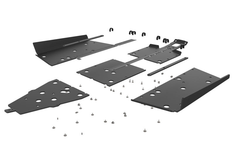 Seizmik 16-21 Polaris General 1000/XP UHMW Skid Plate w/Rock Slider Kit - Black 76-10164 KIT