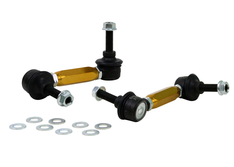 Whiteline KLC141 Rear Sway Bar Link Kit Adjustable Ball End Links