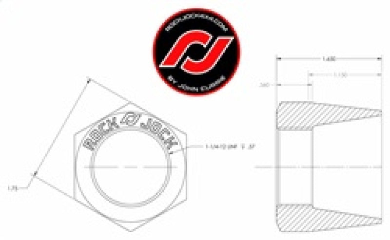 RockJock RockNut Kit (1 1/4in LH Thread)