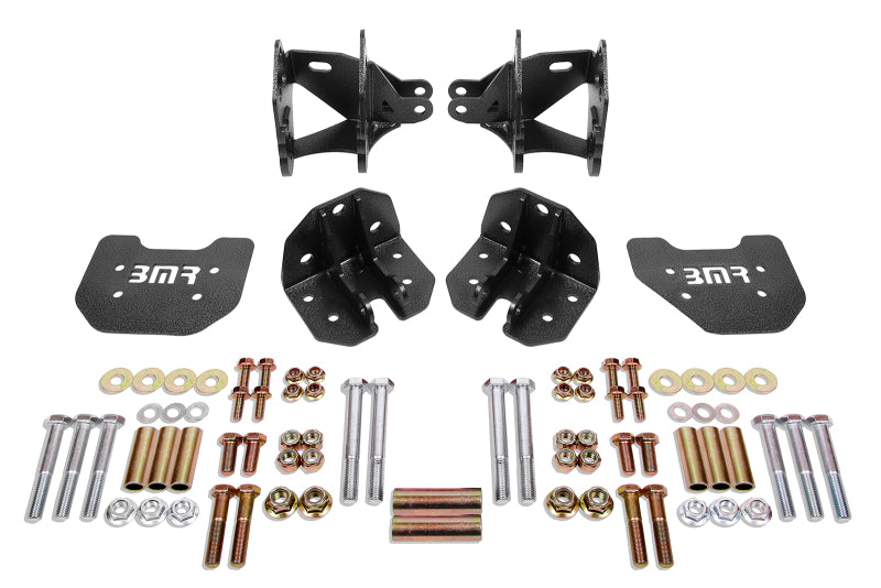 BMR 1979-2004 Mustang Rear Coilover Conversion Kit with Control Arm Bracket - Black Hammertone