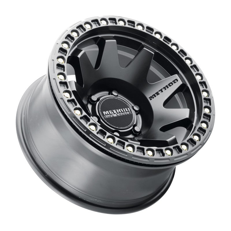 Method MR108 17x9 -44mm Offset 6x5.5 106.25mm CB Matte Black with BH-H24125-38 Wheel