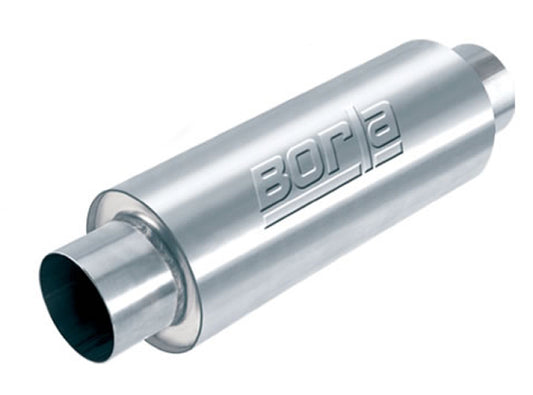 Borla 40085 XR-1 Racing Sportsman 3 inch Outlet / 3 inch Inlet Round Muffler - #40085