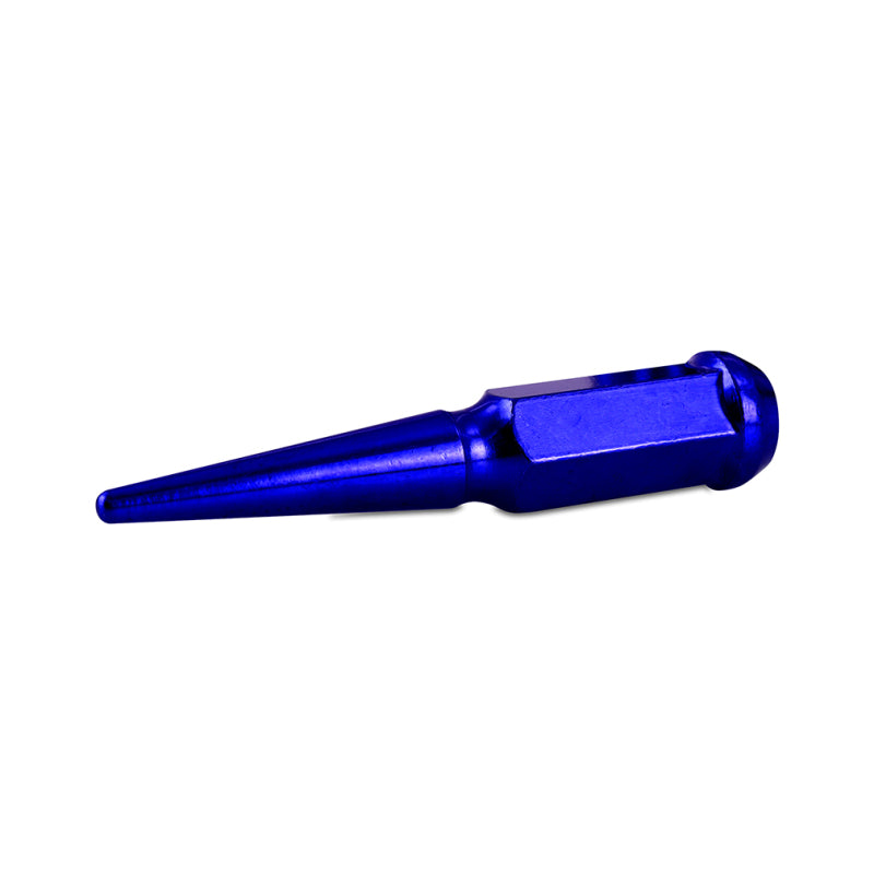 Mishimoto Mishimoto Steel Spiked Lug Nuts M12 x 1.5 24pc Set Blue - #MMLG-SP1215-24BL