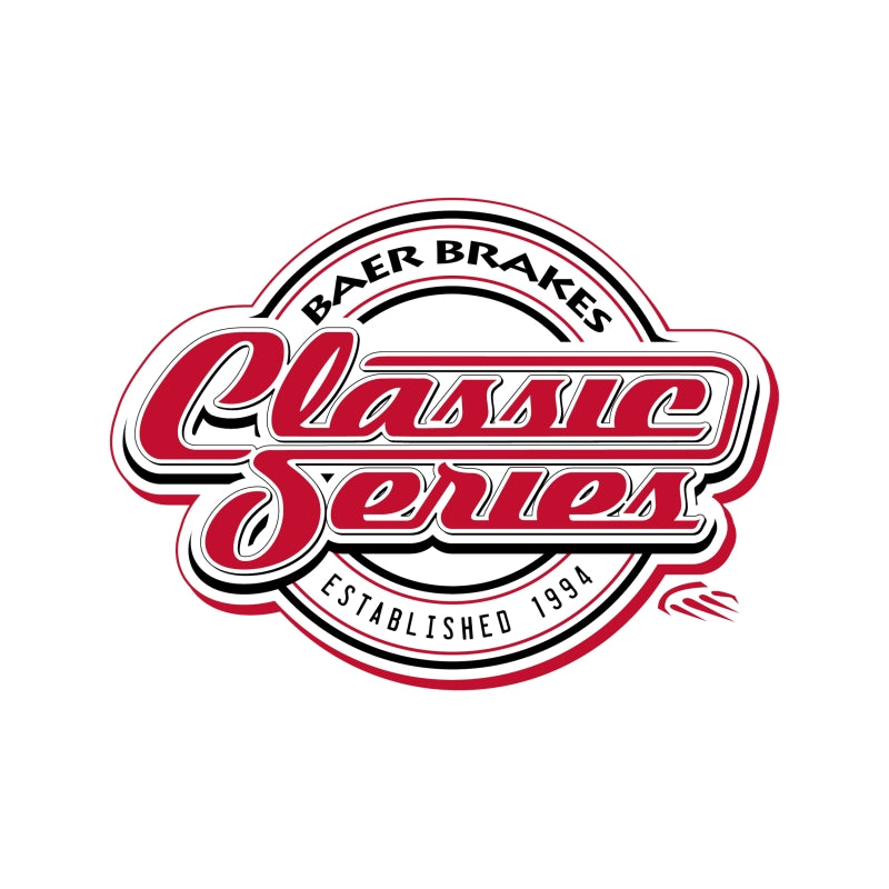 Baer Brakes 78-88 GM Malibu/El Camino/Monte Carlo/Regal 13in Classic Series Front Brake Kit - Red