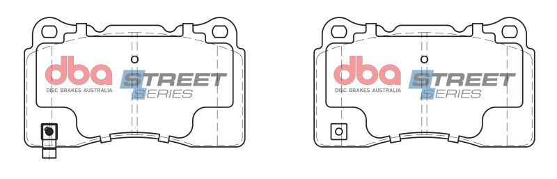 DBA 05-06 Ford GT Front Street Series Brake Pads