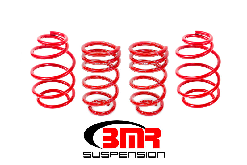 BMR 2010-2015 5th Gen Camaro V8 Lowering Spring Kit (Set Of 4) (1.25in Drop) - Red