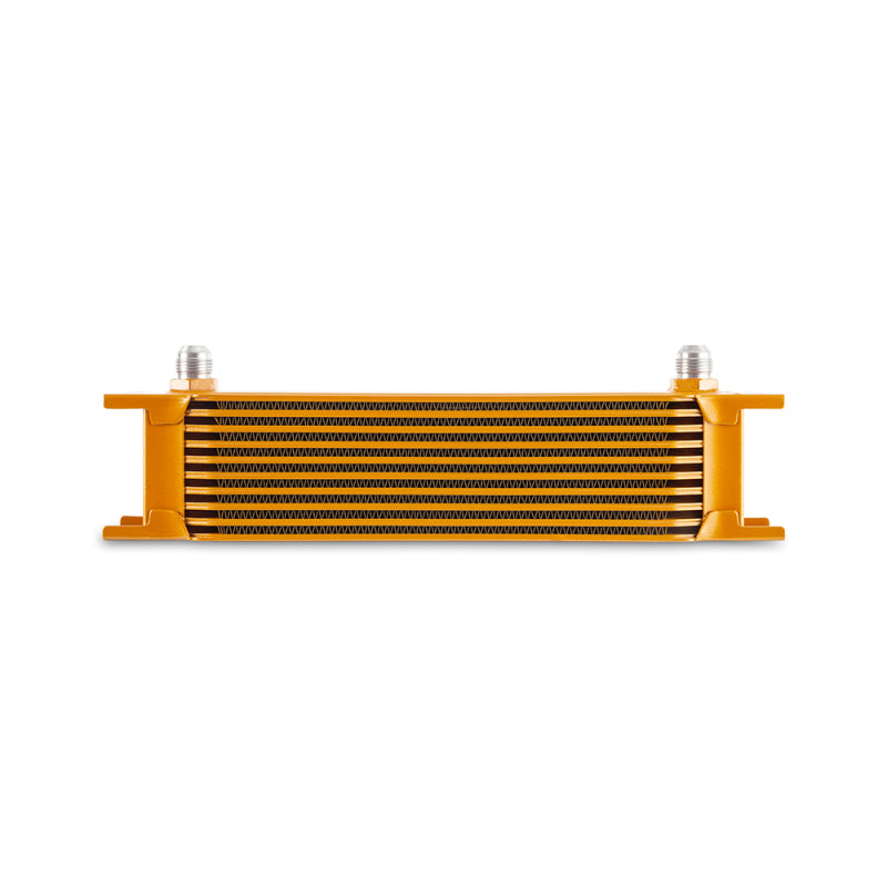Mishimoto Universal -8AN 10 Row Oil Cooler - Gold - #MMOC-10-8GD