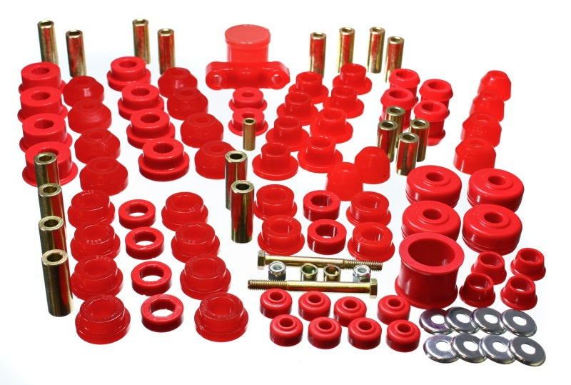 Energy Suspension for 88-91 Civic Red Hyper-Flex Master Bushing Set 16.18102R