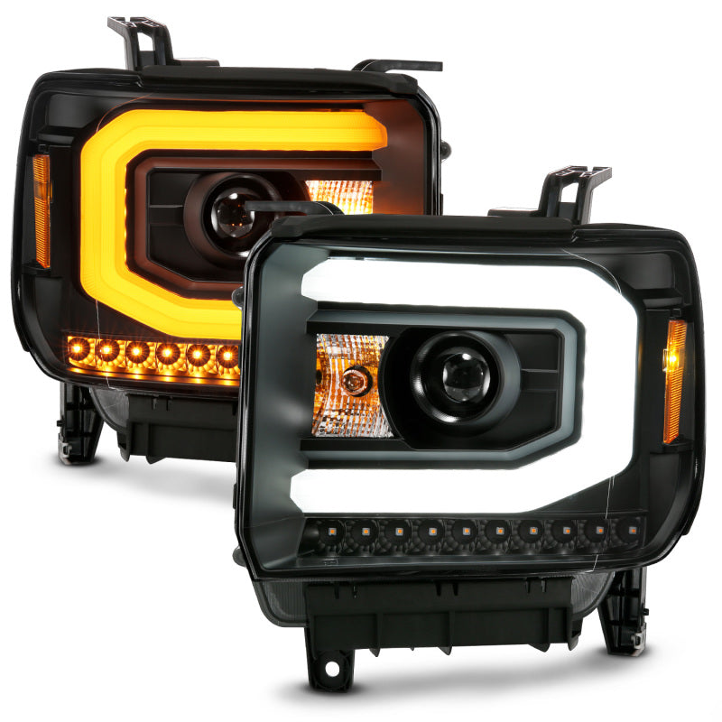 ANZO 2015-2019 GMC Sierra 2500 HD LED Projector Headlights
